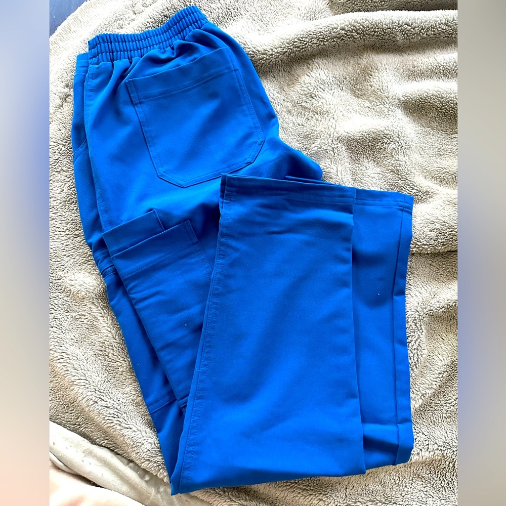 Figs yola scrub pants. Royal blue- XS P